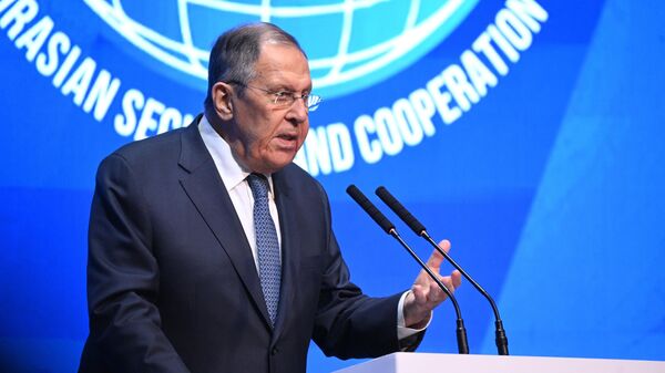 Министр иностранных дел России Сергей Лавров.  - Sputnik Тоҷикистон