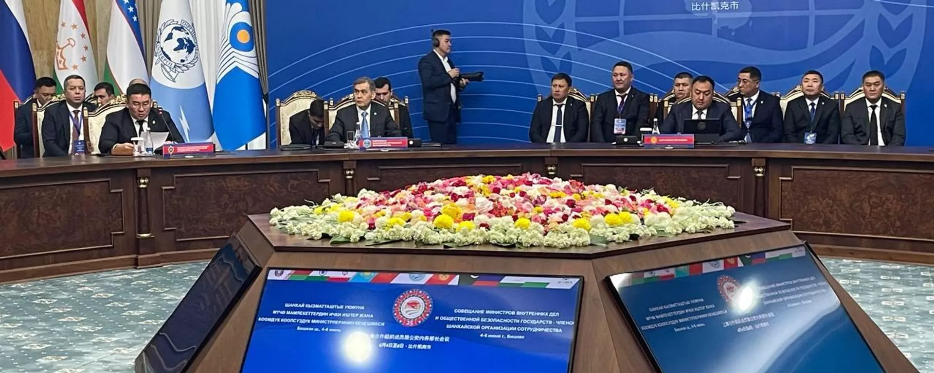 Совещание глав МВД стран ШОС в Бишкеке.  — Sputnik Таджикистан, 1920, 07.06.2026