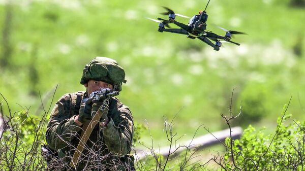Боевая работа операторов БПЛА. - Sputnik Таджикистан