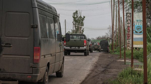 Автомобильное движение в Краматорске, Донецкая область, Украина, 27 мая 2026 года.  - Sputnik Тоҷикистон