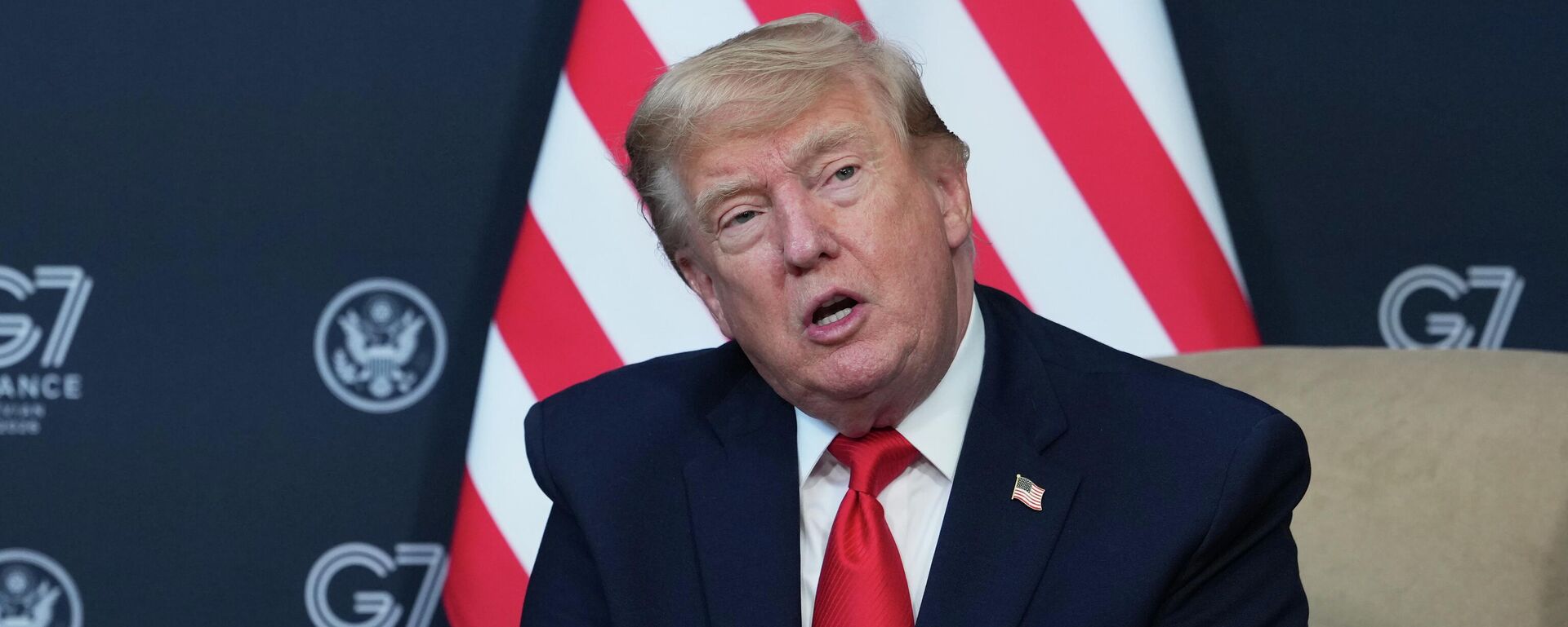 Президент США Дональд Трамп. - Sputnik Тоҷикистон, 1920, 18.06.2026