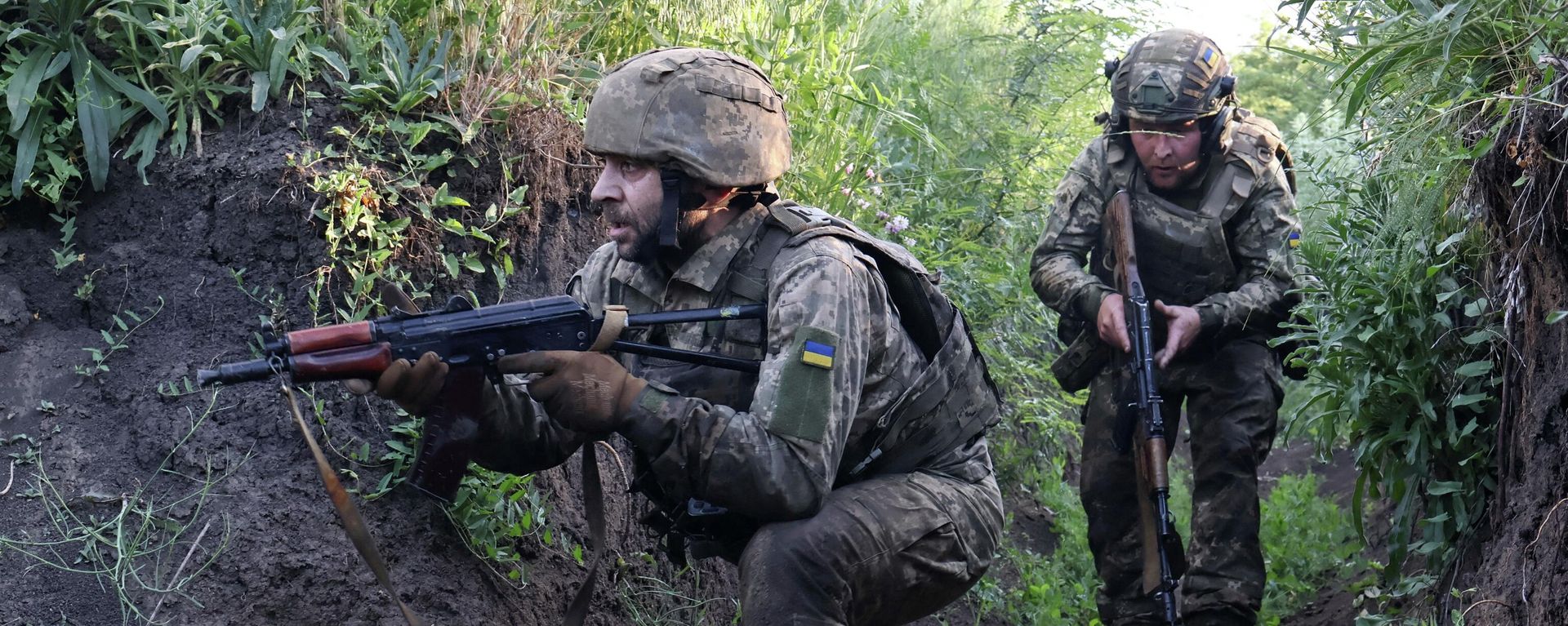 Военнослужащие 65-й отдельной механизированной бригады Вооруженных сил Украины участвуют в военных учениях в Запорожской области, Украина, 11 июня 2026 года. - Sputnik Таджикистан, 1920, 12.07.2026