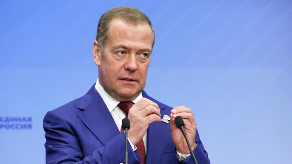 Заместитель председателя Совета безопасности РФ Дмитрий Медведев.  - Sputnik Тоҷикистон
