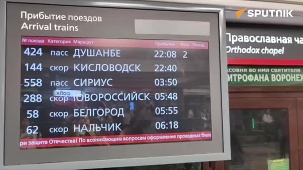 Первый за 6 лет поезд Душанбе-Москва прибыл в российскую столицу - Sputnik Таджикистан