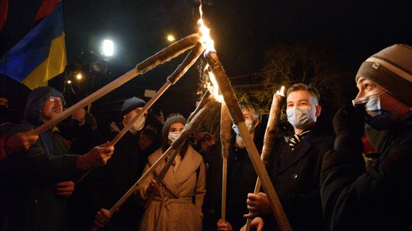 Марши националистов на Украине. - Sputnik Таджикистан