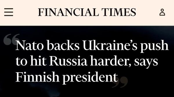 НАТО поддерживает удары Украины вглубь России, заявил президент Финляндии Александр Стубб в интервью Financial Times - Sputnik Таджикистан