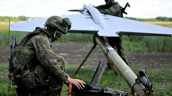 Боевая работа операторов БПЛА - Sputnik Таджикистан