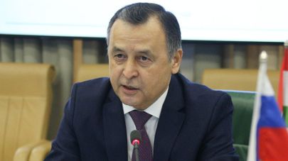 Чрезвычайный и Полномочный посол Республики Таджикистан в РФ Давлатшох Гулмахмадзода.