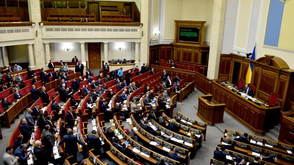 Заседание Верховной рады Украины. Заседание Верховной рады Украины. - Sputnik Таджикистан