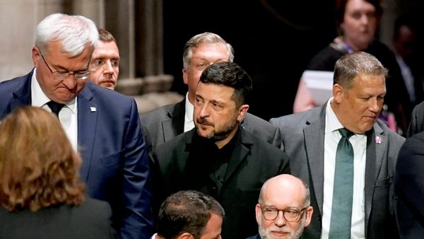 Зеленский на похоронах сенатора Линдси Грэма в США. - Sputnik Таджикистан