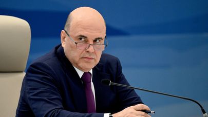 Председатель правительства РФ Михаил Мишустин на заседании Евразийского межправительственного совета в Чолпон-Ате.