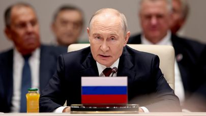  Президент РФ Владимир Путин на заседании Совета глав государств - членов Шанхайской организации сотрудничества (ШОС) в Бишкеке.
