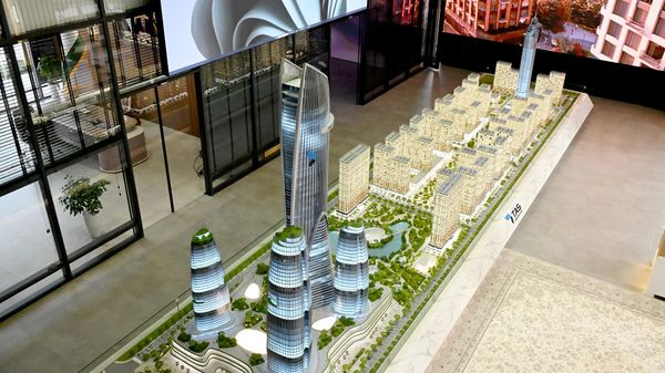 Макет многофункционального комплекса Mixed-Use Development. - Sputnik Таджикистан