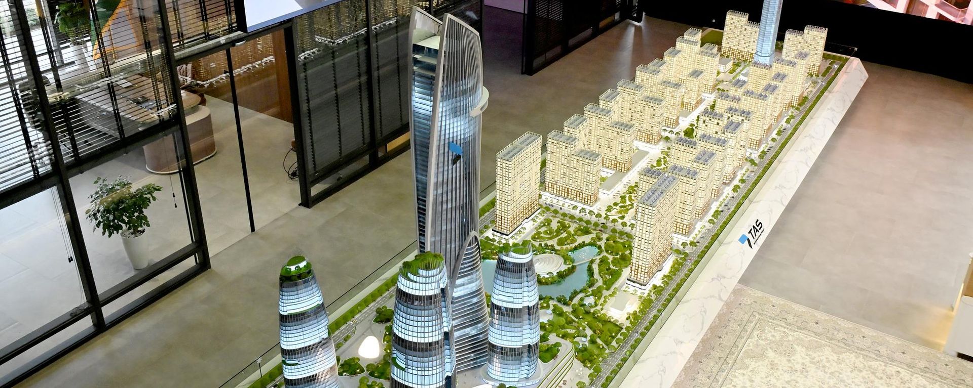 Макет многофункционального комплекса Mixed-Use Development. - Sputnik Таджикистан, 1920, 05.09.2026