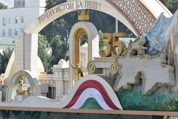 Мирный парад в честь 35-летя независимости, состоявшийся 9 сентября. - Sputnik Таджикистан