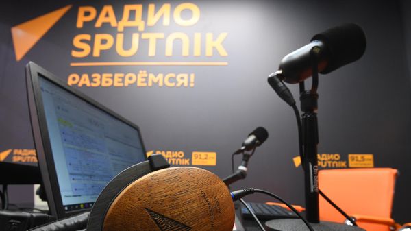 Работа студии радио Sputnik - Sputnik Таджикистан