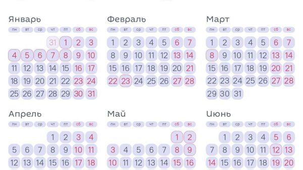 Длинные выходные ждут жителей России и мигрантов на Новый год - Sputnik Таджикистан