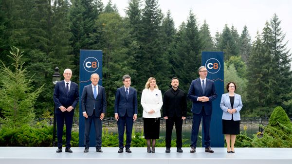 Саммит Карпатской восьмерки в Ивано-Франковской области Украины 18 сентября 2026 года. - Sputnik Таджикистан