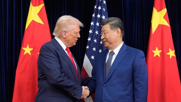 Дональд Трамп и Си Цзиньпин, архивное фото - Sputnik Таджикистан