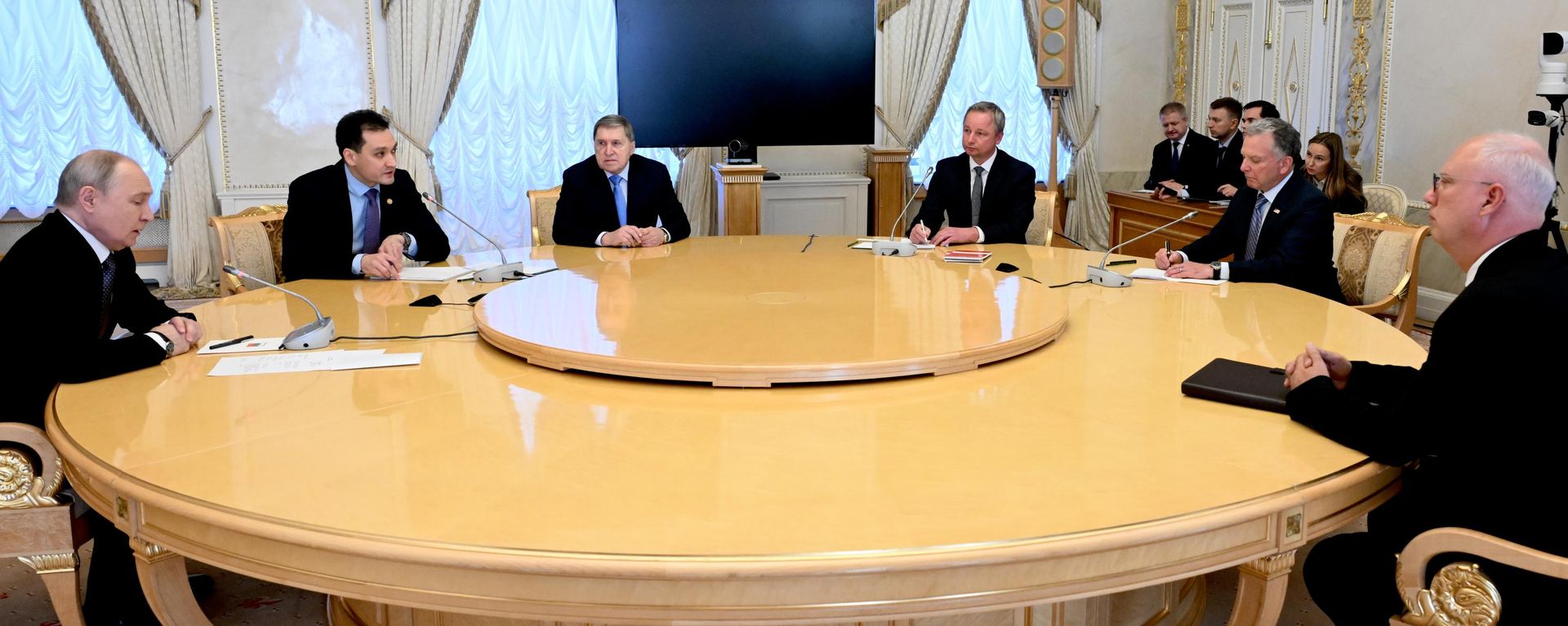 Встреча президента Владимира Путина и спецпосланника Стивена Уиткоффа.  - Sputnik Таджикистан, 1920, 22.10.2026