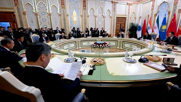 Заседание Совета глав правительств государств – членов ШОС в Душанбе - Sputnik Таджикистан