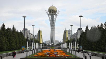 Бульвар Нуржол в Нур-Султане. 