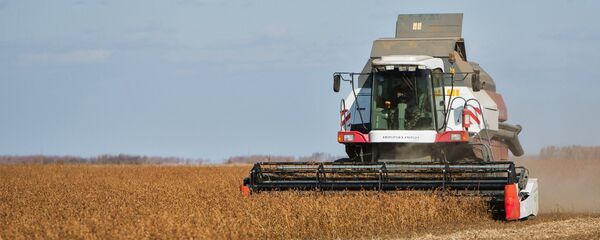 Уборка сои в Амурской области - Sputnik Тоҷикистон