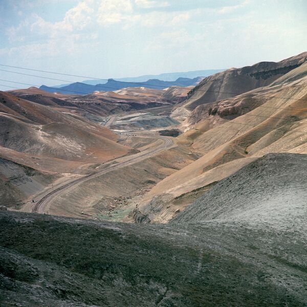 Железная дорога в Таджикской ССР. Фото из Архива - Sputnik Таджикистан