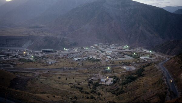 Строительная площадка Рогунской ГЭС. Архивное фото - Sputnik Таджикистан