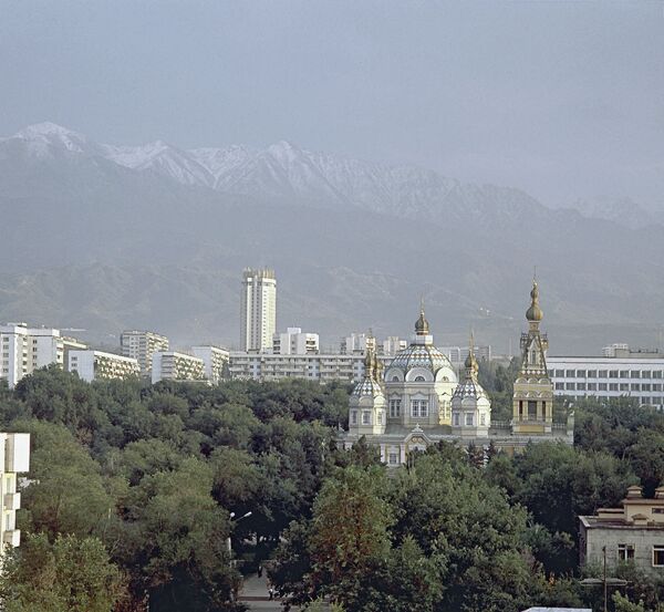 Панорама Алматы. Архивное фото - Sputnik Таджикистан