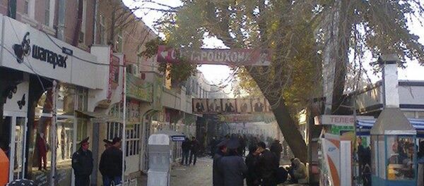 Последствия пожара на рынке «Панджшанбе» - Sputnik Тоҷикистон