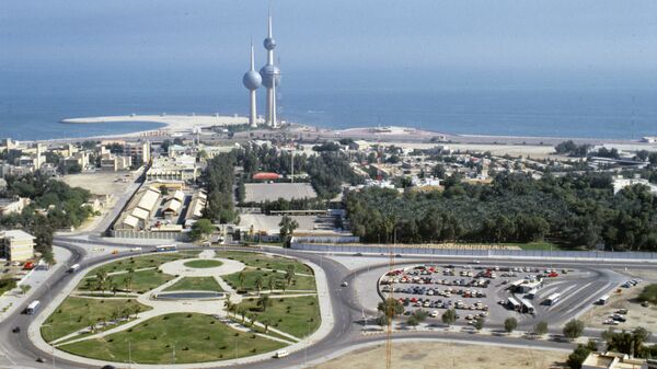 Вид на город Эль-Кувейт сверху - Sputnik Тоҷикистон