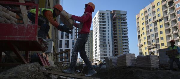 Строительство жилых домов. Архивное фото - Sputnik Таджикистан