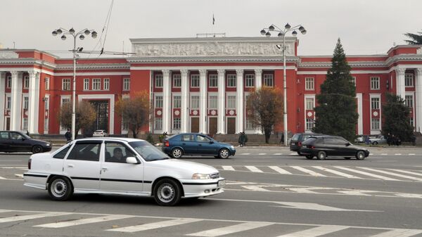 Здание парламента Таджикистана. Архивное фото - Sputnik Тоҷикистон
