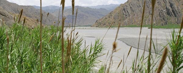 Рӯди Панҷ (Ому)- марзи муштараки миёни Афғонистону Тоҷикистон - Sputnik Тоҷикистон