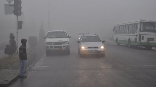 Туман в Душанбе 28 ноября - Sputnik Таджикистан