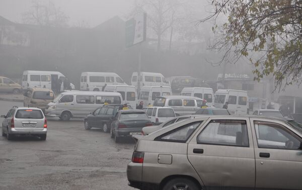 Туман в Душанбе 28 ноября - Sputnik Таджикистан
