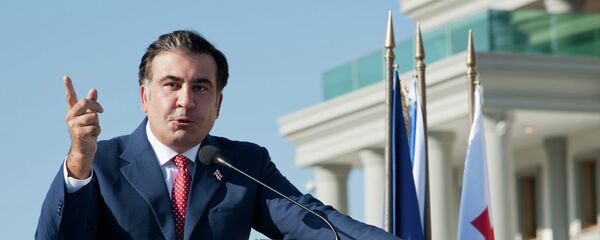 Раиси ҷумҳури Гурҷистон Михаил Саакашвили - Sputnik Тоҷикистон