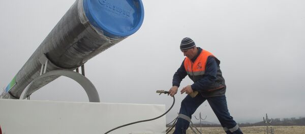 Оғози бунёди хати интиқол (лӯла)-и гази Ҷануб. Акс аз бойгонӣ - Sputnik Тоҷикистон