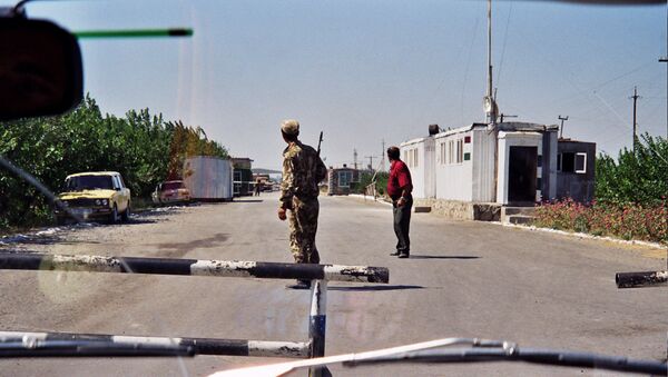 На таджикско-узбекской границе. Архивное фото - Sputnik Таджикистан