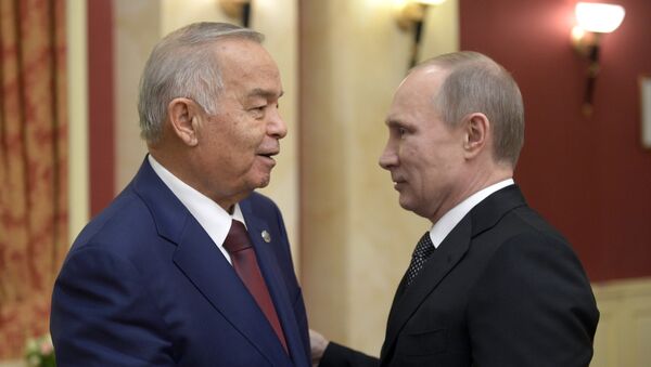 В.Путин и И.Каримов. Архивное фото - Sputnik Таджикистан