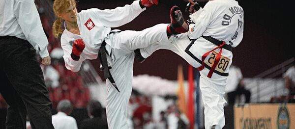 На X чемпионате мира по таэквон-до в Санкт-Петербурге - Sputnik Таджикистан