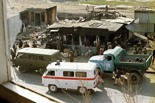 Ликвидация последствий взрыва. Архивное фото - Sputnik Таджикистан