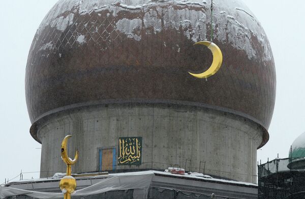 Минарет Московской Соборной мечети. Архивное фото - Sputnik Таджикистан