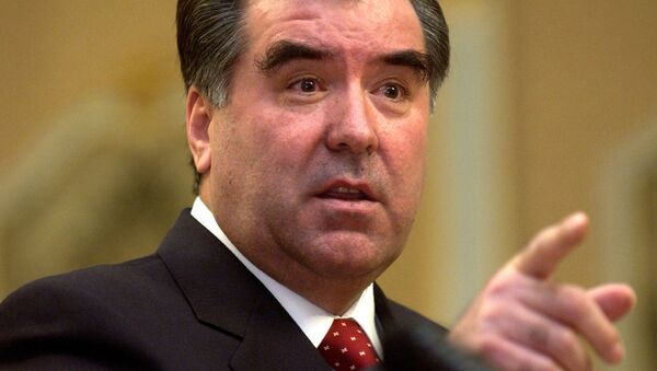 Президент Таджикистана Эмомали Рахмон. Архивное фото - Sputnik Тоҷикистон