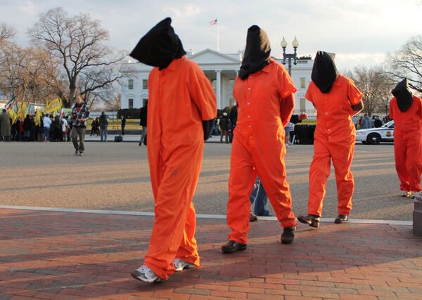 Акция против насилия в Гуантанамо. Архивное фото - Sputnik Таджикистан