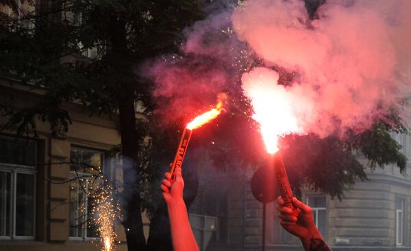 Факельное шествие в Киеве. Архивное фото - Sputnik Таджикистан