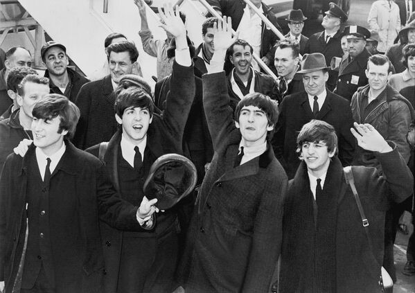 Первые гастроли The Beatles в США. Архивное фото - Sputnik Таджикистан
