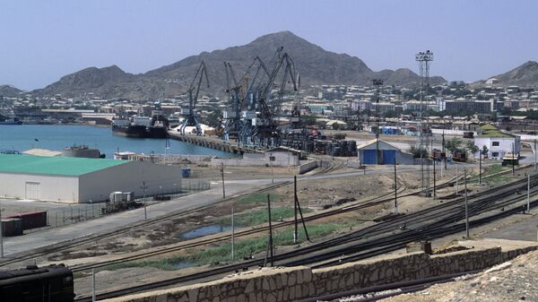 Город-порт Туркменбаши. Побережье Каспийского моря. Архивное фото - Sputnik Таджикистан