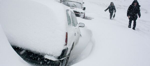 Сильный снегопад в Петропавловске-Камчатском. Архивное фото - Sputnik Тоҷикистон